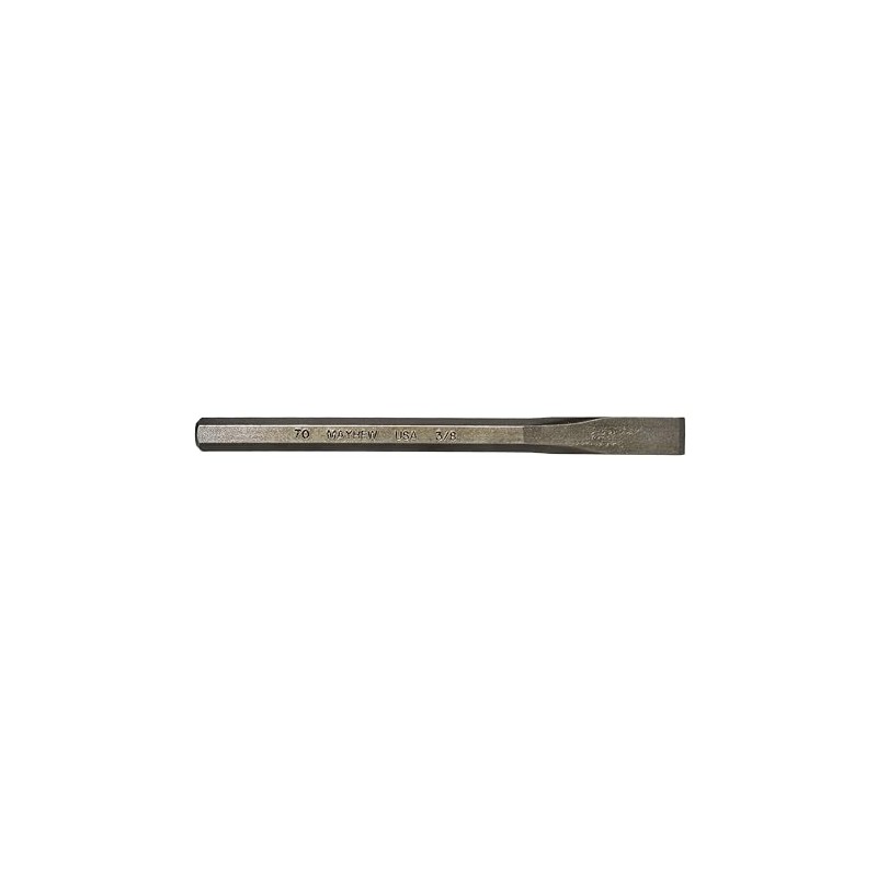Mayhew Tools 10302 Carded Cold Chisel, 3/8" x 5", Shot