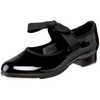 Bloch Girls Annie Tyette Ballet Flat, Black Patent, 10 Wide