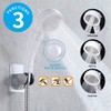KAIYING Drill-Free High Pressure Handheld Shower Head with ON/OFF Pause