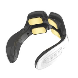 4 Heads Intelligent Cervical Spine Massager Electric Cordless Hot Compress Massager for Neck Shoulder General