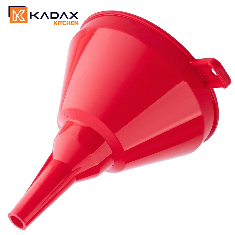 KADAX Funnel with Fine Mesh Strainer for Precise Filling and