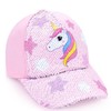 WAWSAM Kids Baseball Hat Unicorn Baseball Cap for Toddler Trucker
