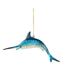 Gallerie II Cozumel Reef Swordfish Coastal Christmas Xmas Ornament Blue