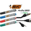 BIC 2300 Permanent Black MARKERS Pens Craft Home School Office
