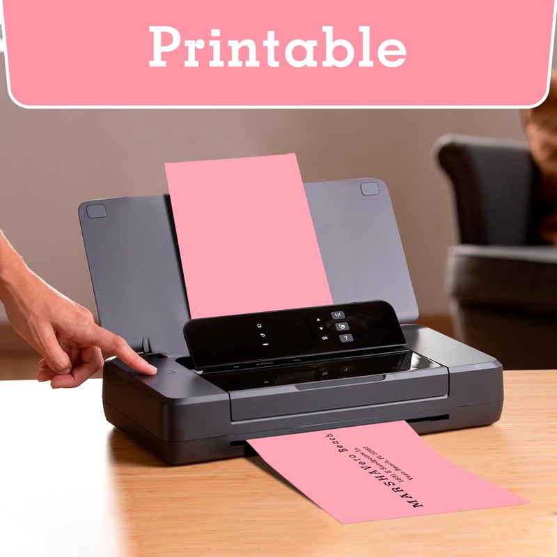 A9 Envelopes Pink 5.75x8.75 Invitation Envelopes Self Seal Pack of