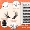 Lash Clusters DIY Lash Extensions, D Curl Individual Lashes Clusters