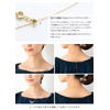 JewelVOX Necklace, 16K Coated Sliding Adjuster, 3 Cotton Pearl Necklace