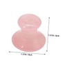 Beavorty Ergonomic Mini Crystal Gua Sha Stone for Face Massage