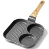 GiPP Non Stick Egg Pan - 3 Section Breakfast Frying