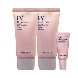 The Saem UV Perfection Safe Barrier Sun Cream Special Set 50mlx2 + 15mlx1 / 더샘 유브이 퍼펙션 세이프 베리어 선 크림 기획세트 50mlx2개+15mlx1개
