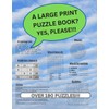 A Large Print Puzzle Book? Yes, Please!!!