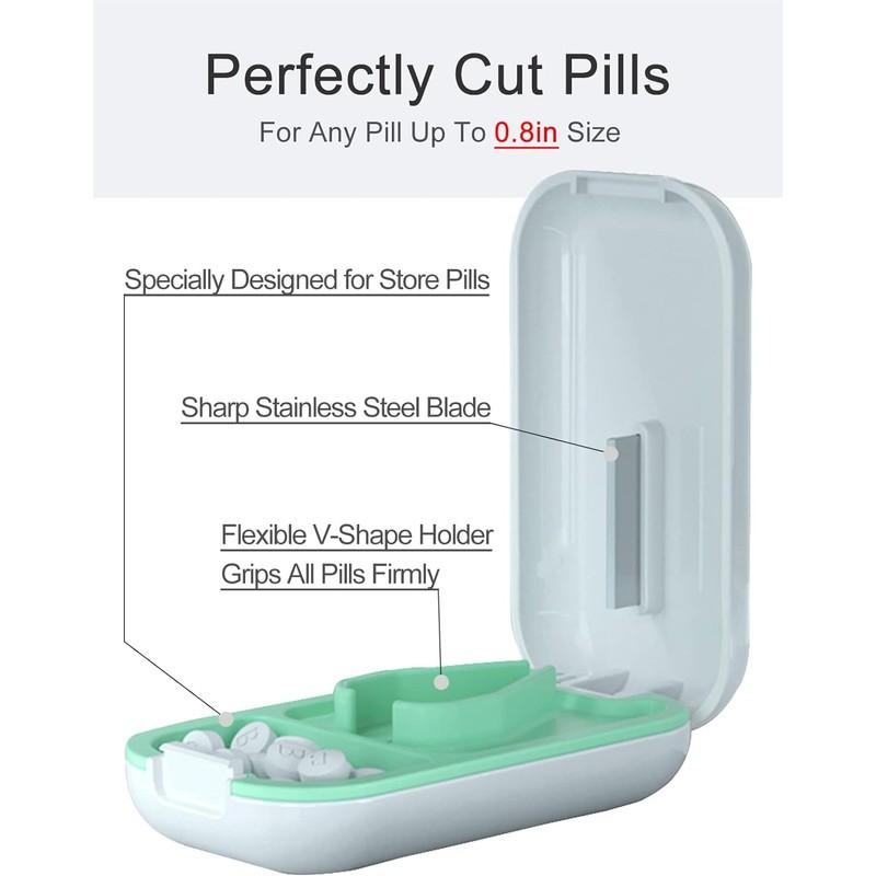 CFMOUR Small Pill Cutters - Cutter Splitter for Small and