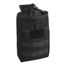 Molle Dump Pouch, Drawstring Roll-Up Tactical Drop Pouch Tactical Folding Hunting Utility Bag for Outdoor and Tactical Sports