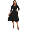 Nmoder Midi Dresses for Women A-Line Fit and Flare Casual