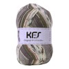 Opal KFS100 Circus Yarn, Original Color, Gray Color, Multicolor