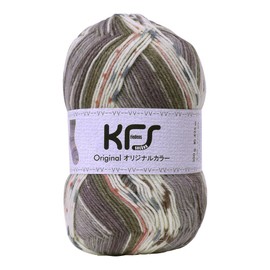 Opal KFS100 Circus Yarn, Original Color, Gray Color, Multicolor