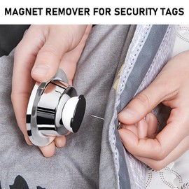 Magnet Remover for Security Tags, Multifunctional Supermarket Tag Remover, Clothing & Quilt Fastener Unlocker Easy Detacher for Loss Prevention Pins, Magnet Tag Remover for Mall Supermaket