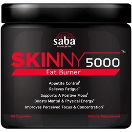 Saba Skinny 5000 - Focus - 60 Capsules, 1 Tablet, 60 Tablets / Saba Skinny 5000 - 포커스 - 60 캡슐, 1개, 60정