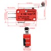 Heschen Micro Switch, V-156-1C25, 7.5A 250VAC, Ith 20A, SPDT, Long