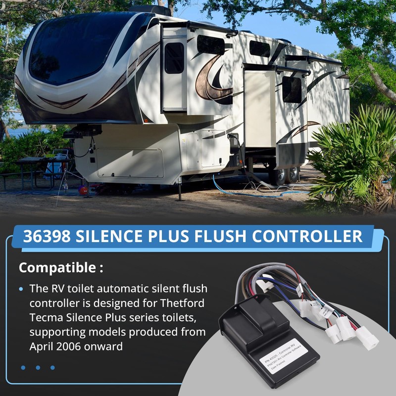36398 RV Toilet Automatic Flush Controller compatible with TECMA Silence
