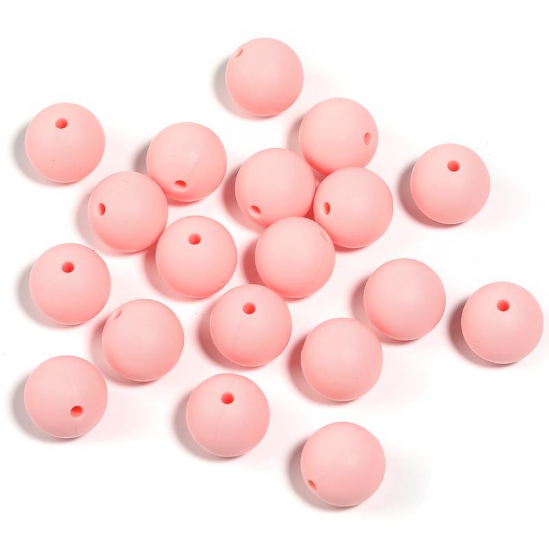 【B170】 Beads for DIY Projects: 15mm Round, Mixed Color, 30Qty
