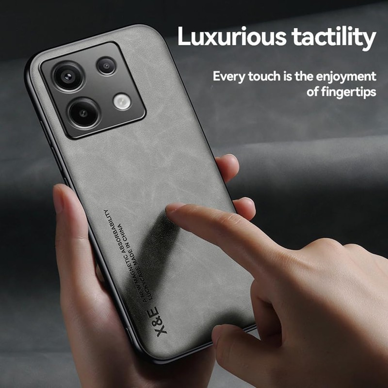 Kepuch Silklike Case for Redmi Note 13 Pro, Built-in Metal