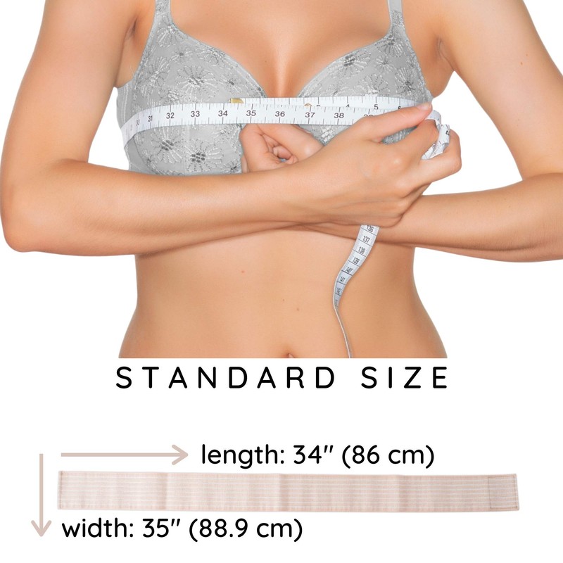 ikido Post Surgery Breast Implant Stabilizer and Compression Band, Breast