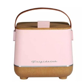 Frigidaire Portable Top Opening Lid Insulated 6-Can/4-Liter Mini Personal Fridge Cooler, Pink Color - EFMIS310-PINK (Renewed)