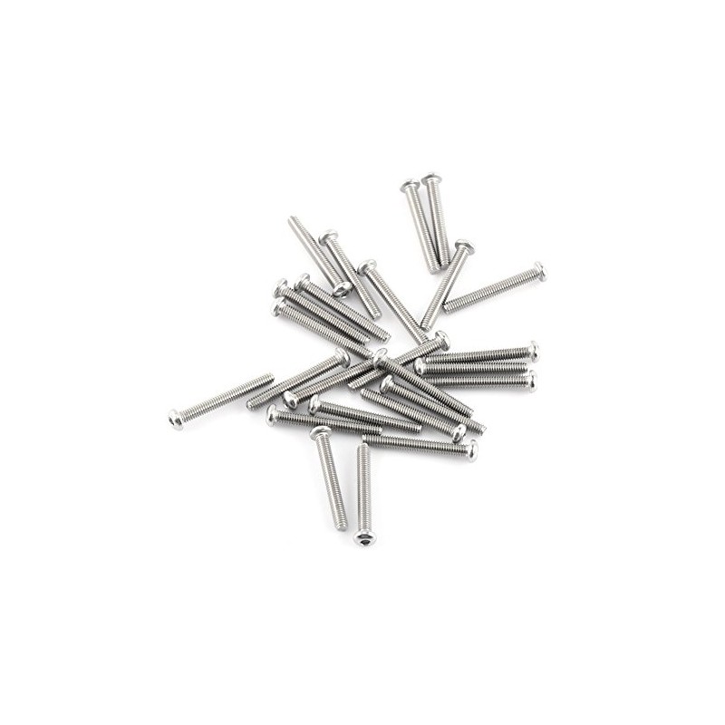 Tornillos de cabeza hexagonal de acero inoxidable M2.5 A2 300