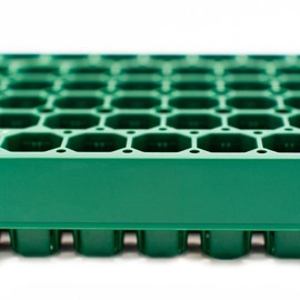 Vego garden Vego garden 10" x 20" 76 Cells Seed Starter Tray Stackable Seedling Starting Germination Trays for Plants Planting Vegetables Herbs Flowers