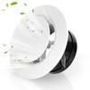 NUTKIT 100mm/ 4 Inch Round Ceiling Vent, Adjustable Air Vent