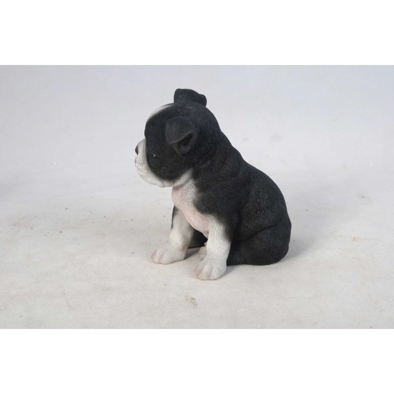 Hi-Line Gift Ltd. Boston Terrier Puppy Garden Statue Small Dog