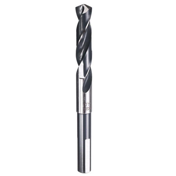 HARFINGTON 14mm Drill Bit 1/2" Reduced Shank 3-Flat 4341 High