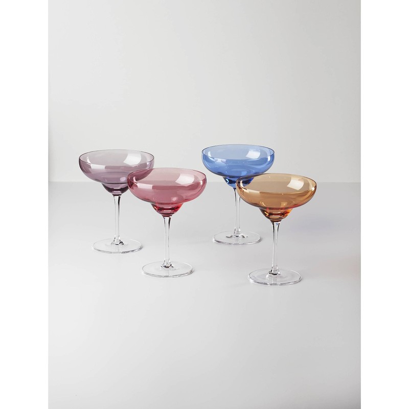 Oneida True Colors Margarita Glasses, Set of 4, 4 Count,