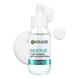Garnier Pure Active Salicylic 7-Day Clinical Anti-Blemish Serum, Reduces blemishes, Suitable for Sensitive Skin, Cruelty Free International & Vegan, 28ml