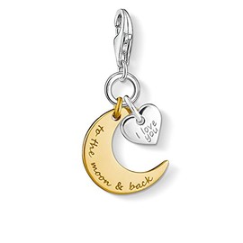 Thomas Sabo Sky Symbols Pendant Collection, 750 yellow gold, 925 sterling silver, No Gemstone