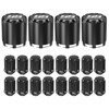 CLUBRALLY Black Golf Cart Center Caps & Wheel Lug Nuts
