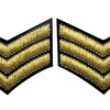 Army Uniform Chevron Sergeant Rank Emblem Military Weapon Shoulder Embroidered