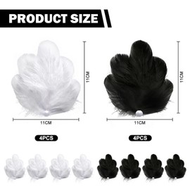 8 Pieces Of Feather Hairpins, Creative Hairpins, Ballet Hair Accessories, Simple And Ele Hair Accessories, Party Costume Accessories.