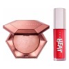 Fenty Beauty Kit Iluminador Diamond Bomb + Gloss Bomb Heat