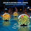 NiceBuy 2-Pack Solar Floating Pool Lights Ball Outdoor Water-Resistant IP66