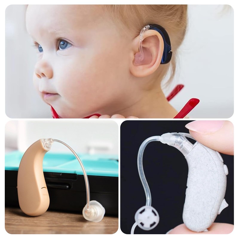 Leogony 10PCS Hearing Aid Tubes Replacement, PVC Lightweigh Flexible Hearing