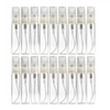 Enslz 20pcs Empty Clear 5ml Glass Spray Bottle Refillable Perfume