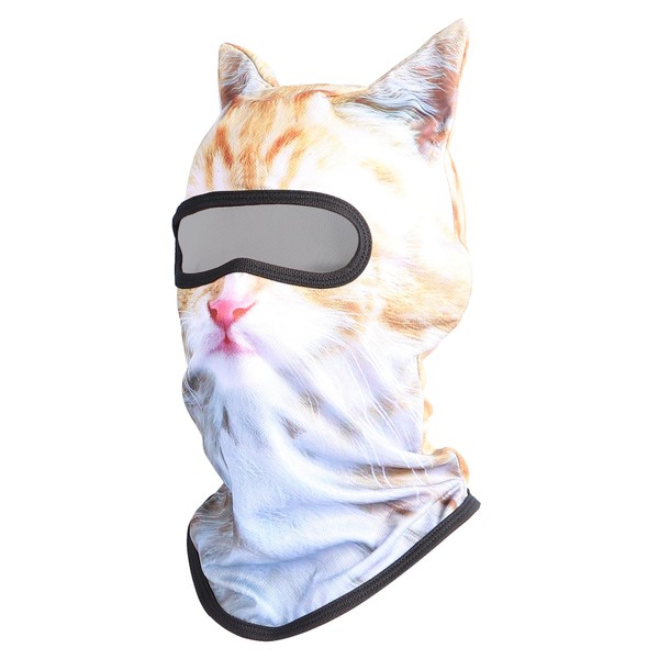3D Cat Face Mask with Ears – Sheisty Ski Balaclava