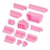 sourcing map 65pcs Laptop Port Duct Cover 13 Types Plugs