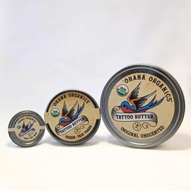 Tattoo Butter- Unscented Tin - Available Sizes: 1 oz