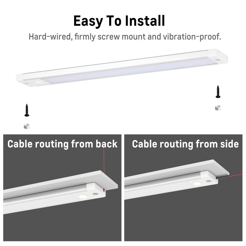 acegoo RV Dimmable Under Cabinet LED Lighting 12V Linear Light
