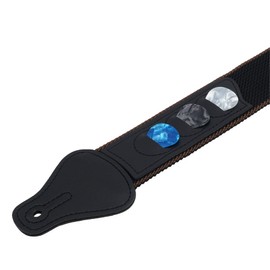 tifanso tifanso Guitar Strap, Soft Cotton Straps With 3 Pick Holders, Button Headstock Adaptor, 1 Pair Locks and 3 Picks Set For Electric/Acoustic Guitar