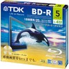 TDK 録画用ブルーレイディスク BD-R 25GB 1-4倍速 ゴールドディスク 5枚パック 5mmスリムケース BRV25B5A