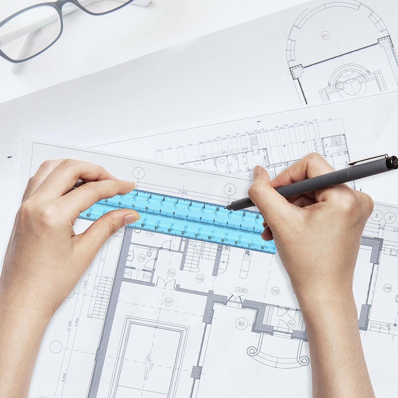 3 Pcs 30cm Foldable Ruler Ruler 30cm Folding, 30cm Ruler